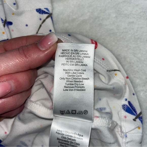 Bedhead Pajamas PJs Dragon Fly Dreams L/S Button Down Shirt Organic Cotton XS - Picture 9 of 12